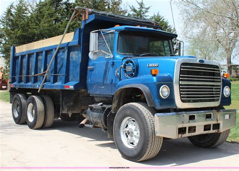 1995 Ford LN9000 Dump Truck, Cummins L10-280 diesel, 10-spd, AC, with 5-7 yard body, (Exempt from Odometer Disclosure - Reads 98,517 miles), Unit is Located in. . Ford l9000 dump truck specs